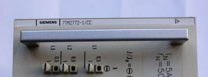 7TM2772 7TM2772-1/CC SIMATIC PROTECTION RELAY